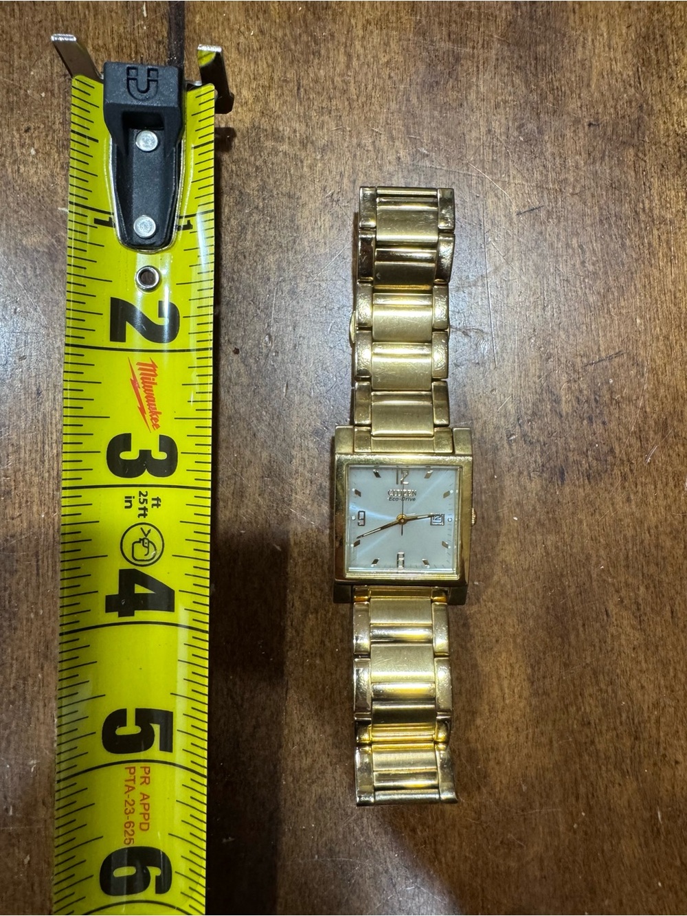 Citizen Gold-Tone Men’s Square Dial Watch